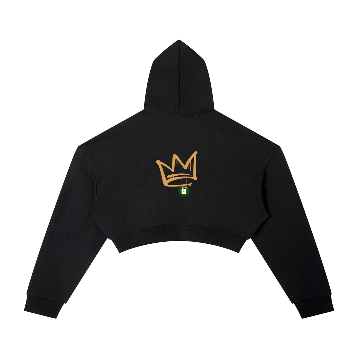 Permission Granted (Permis Accorde) Women's Essential Cropped Hoodie