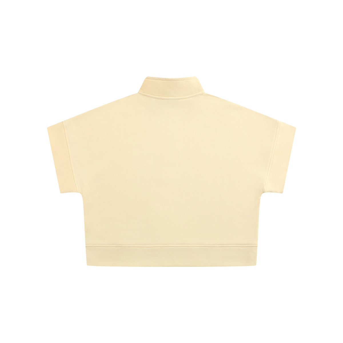 Permission Granted (Permis Accorde) Women's Quarter Zip Crop Sweatshirt