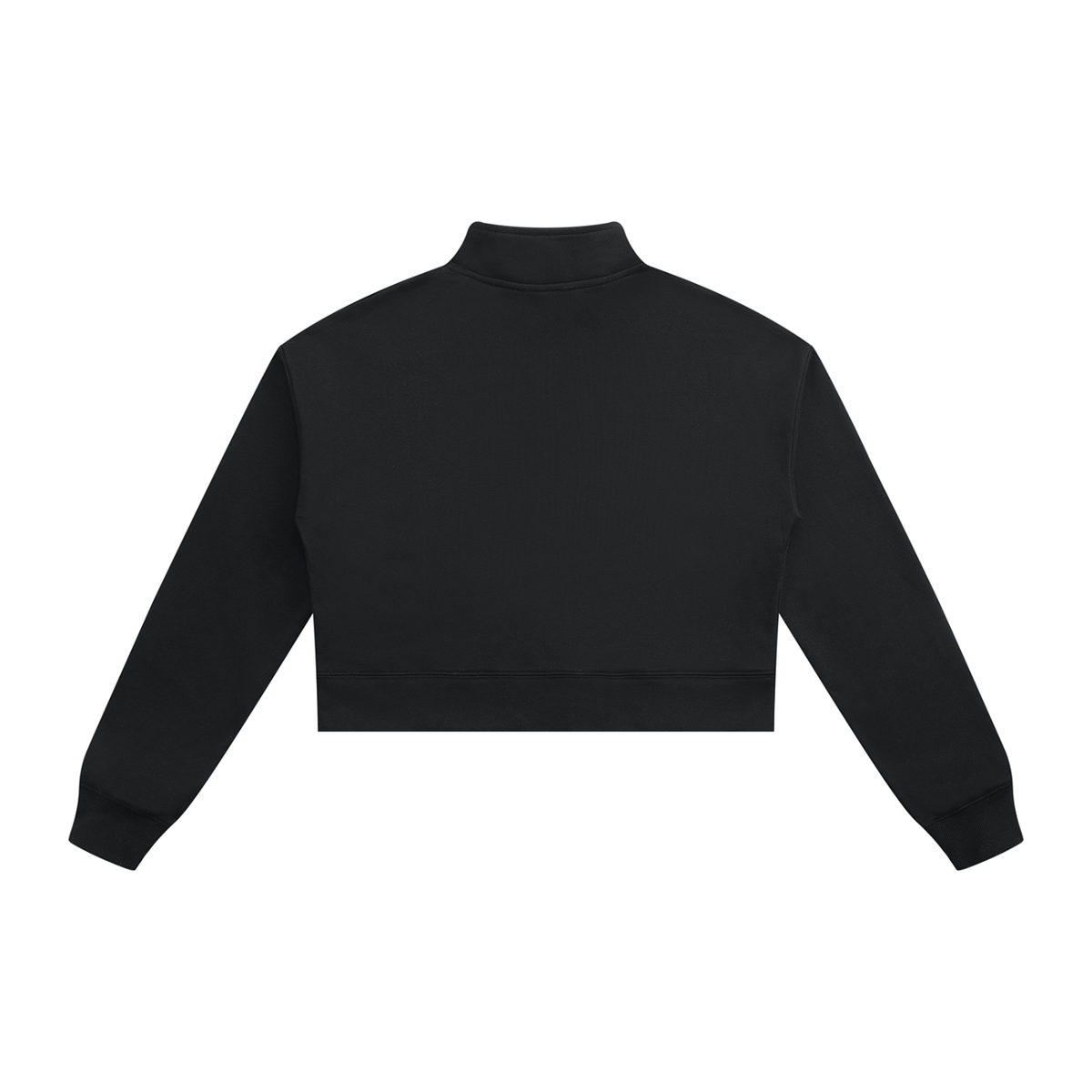 Permission Granted (Permis Accorde) Women's Crop Quarter-Zip Sweatshirt