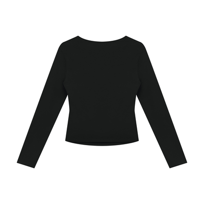 Permission Granted (Permis Accorde) Women's Ruched Long Sleeve T-Shirt