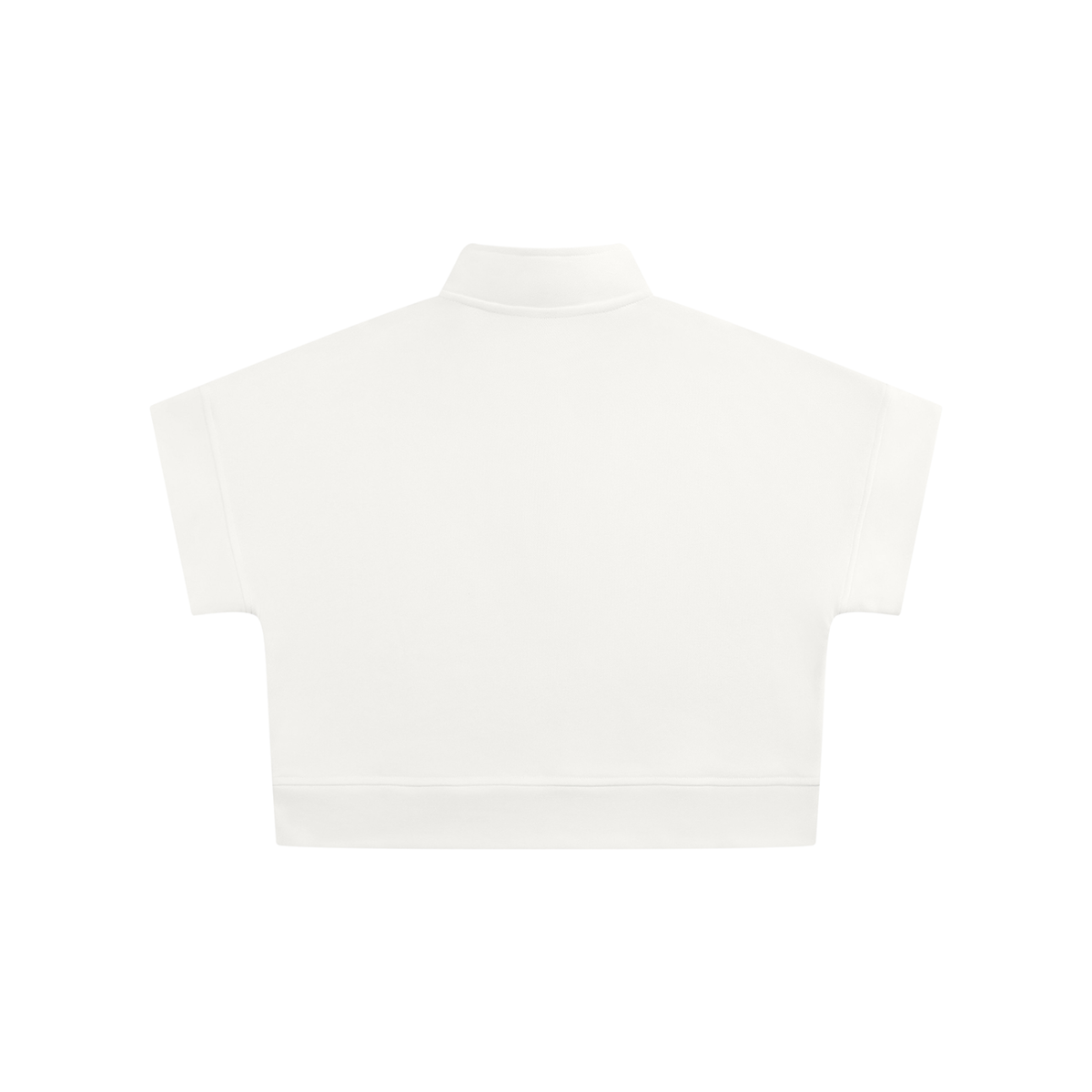 Permission Granted (Permis Accorde) Women's Quarter Zip Crop Sweatshirt