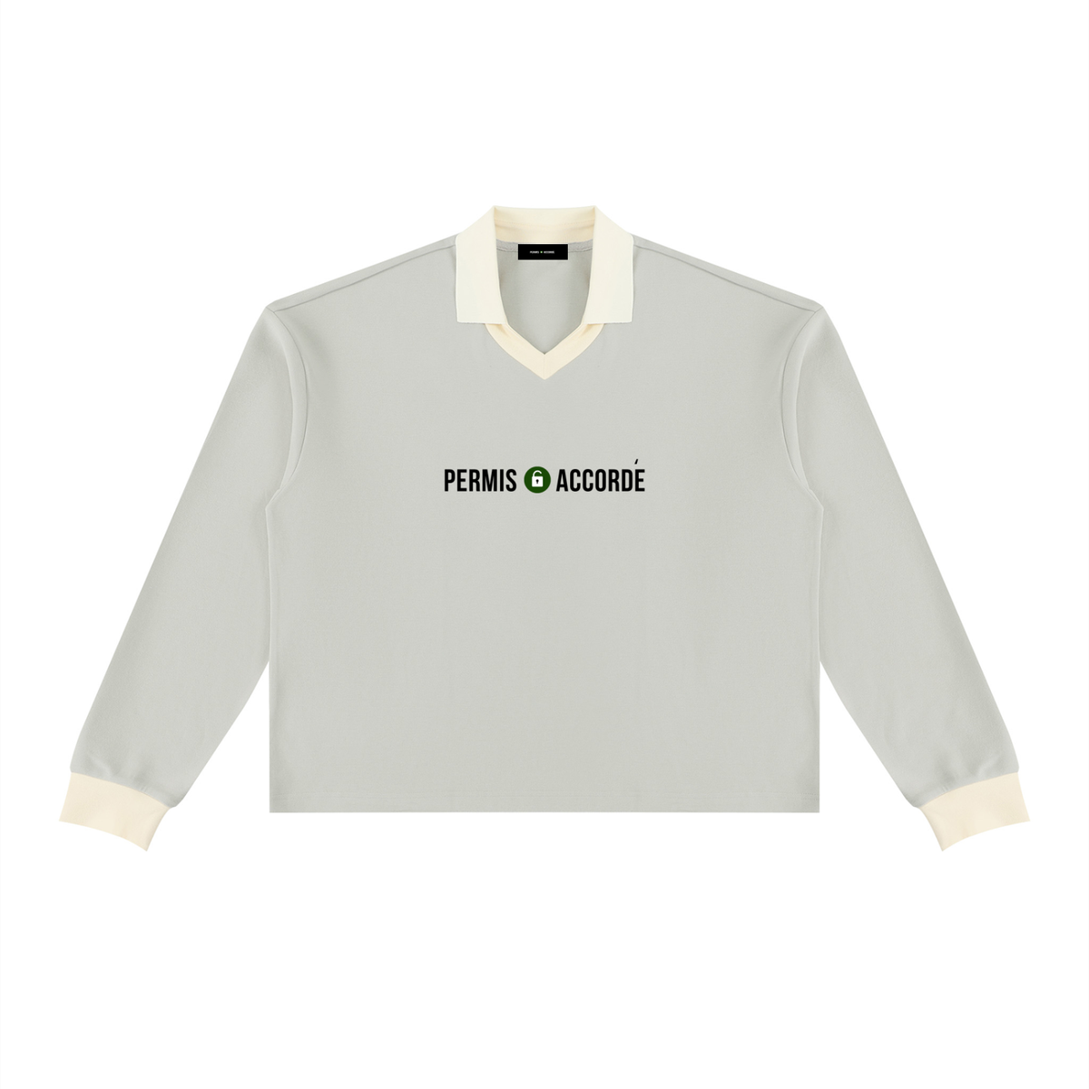Permission Granted (Permis Accorde ) Unisex Color Block Long Sleeve Sweatshirt