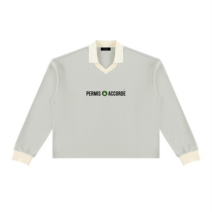 Permission Granted (Permis Accorde ) Unisex Color Block Long Sleeve Sweatshirt