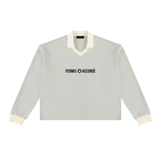 Permission Granted (Permis Accorde ) Unisex Color Block Long Sleeve Sweatshirt