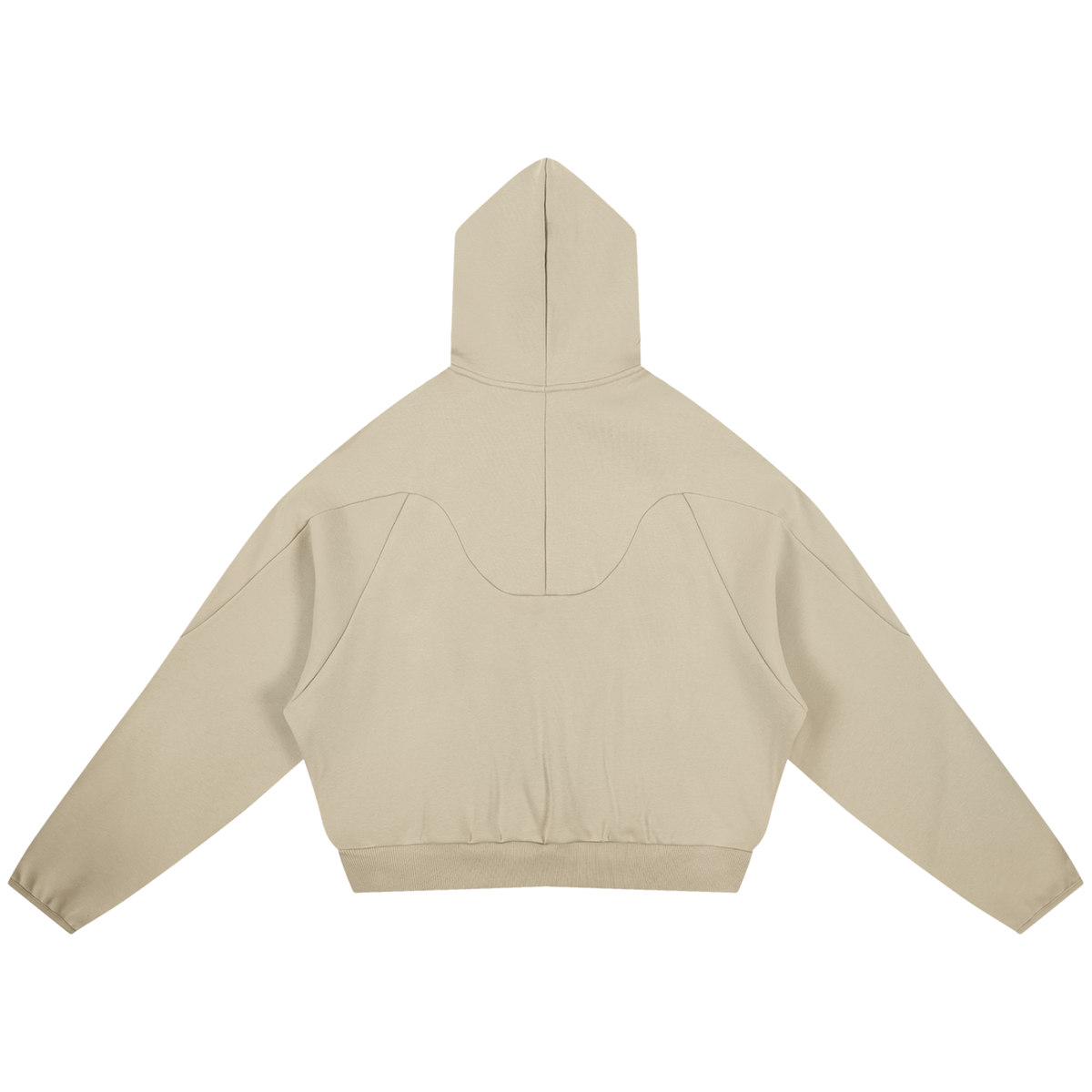 Permission Granted (Permis Accorde) Curved Panel Raglan Hoodie
