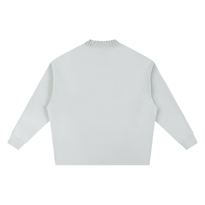 Permission Granted (Permis Accorde) Knitted Round Neck Oversize Sweatshirt