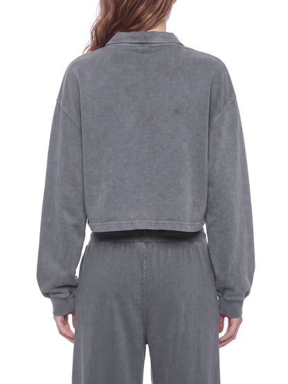 Permission Granted (Permis Accorde) Women’s Vintage Wash Crop Sweatshirt